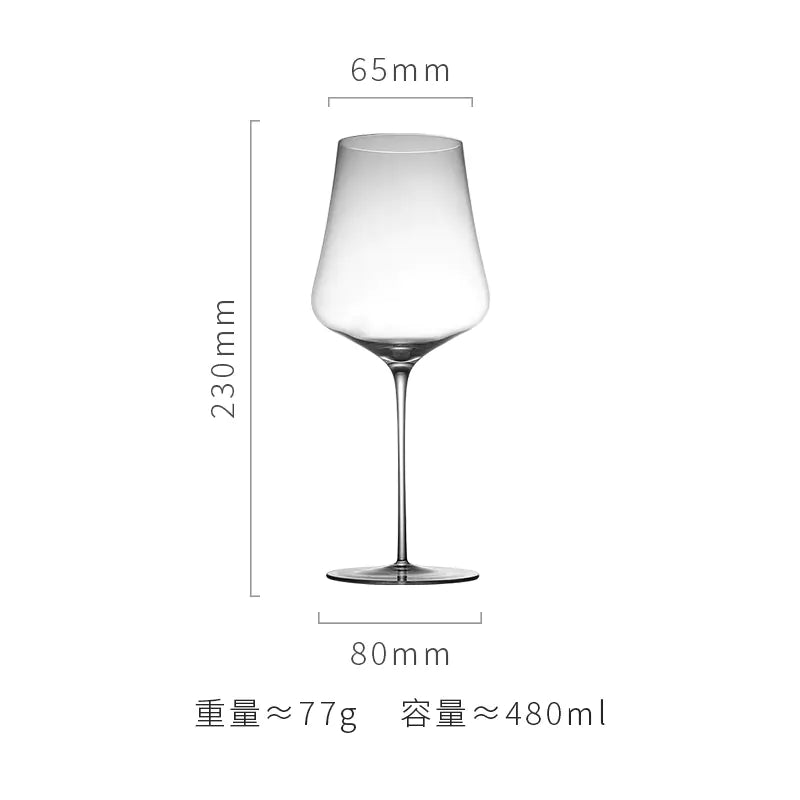 Elegant Crystal Wine Glasses