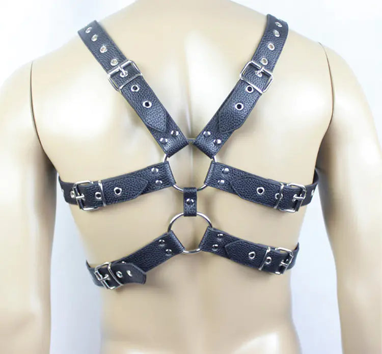 Men's Performance Leather Chest Binder