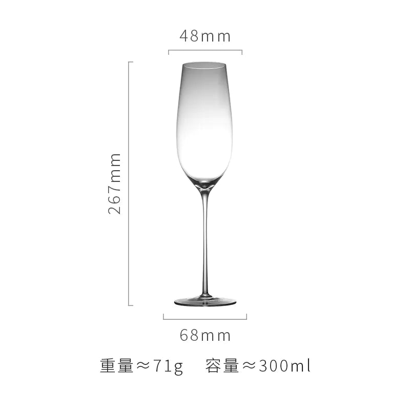 Elegant Crystal Wine Glasses