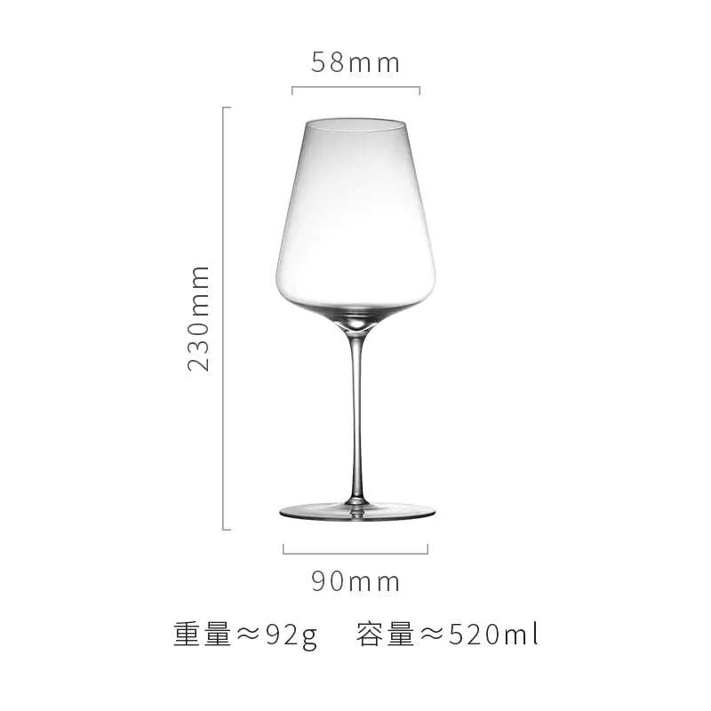 Elegant Crystal Wine Glasses