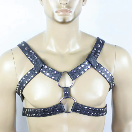 Men's Performance Leather Chest Binder
