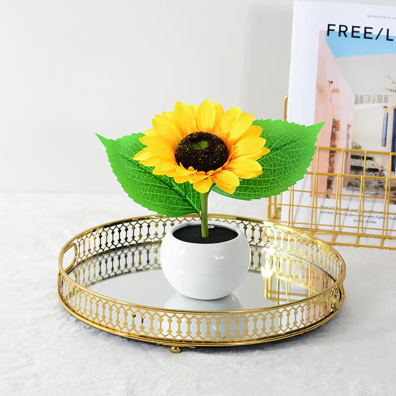 Touch Rechargeable LED Sunflower Night Light Bouquet