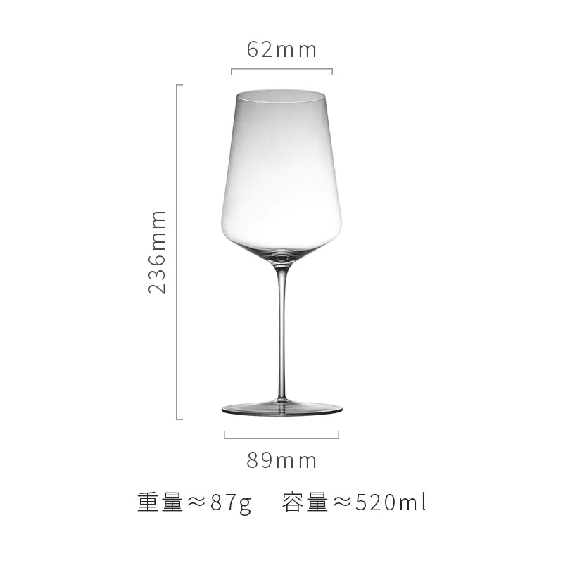 Elegant Crystal Wine Glasses