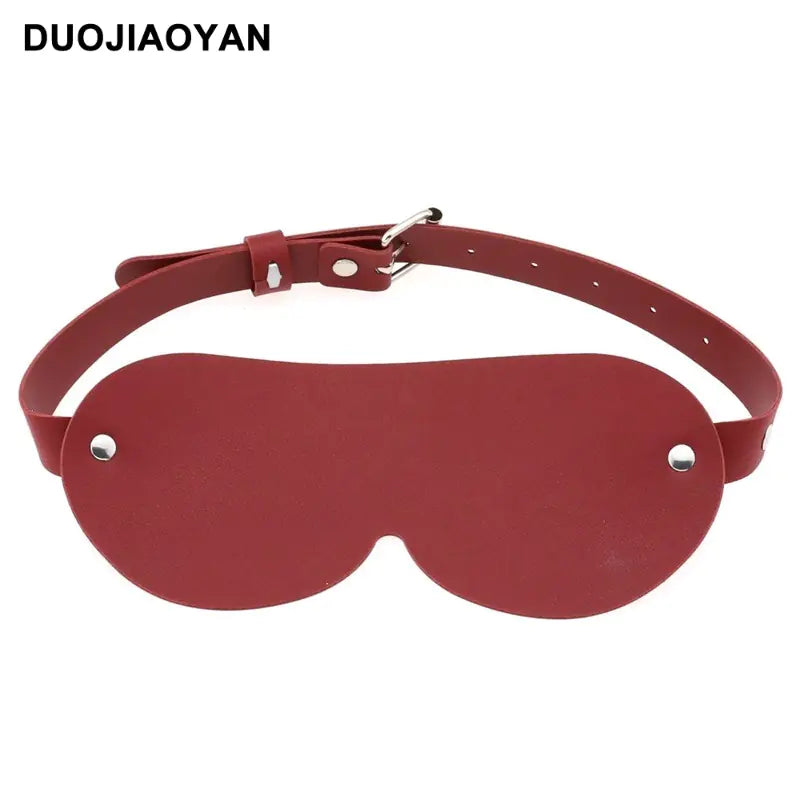 Leather Eye Mask for Cosplay and Role Play Accessories