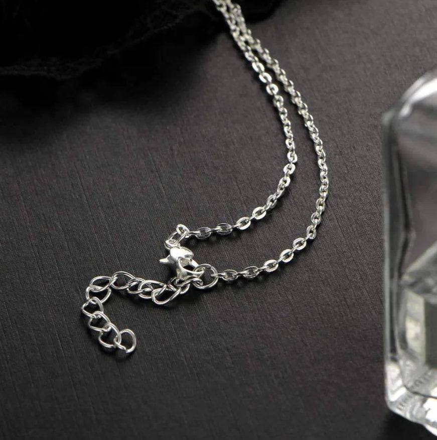 Wine Glass Pendant Necklace, Stylish Wine Bottle Charm