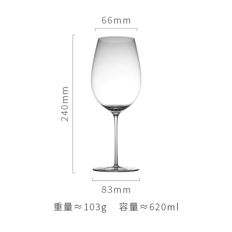Elegant Crystal Wine Glasses