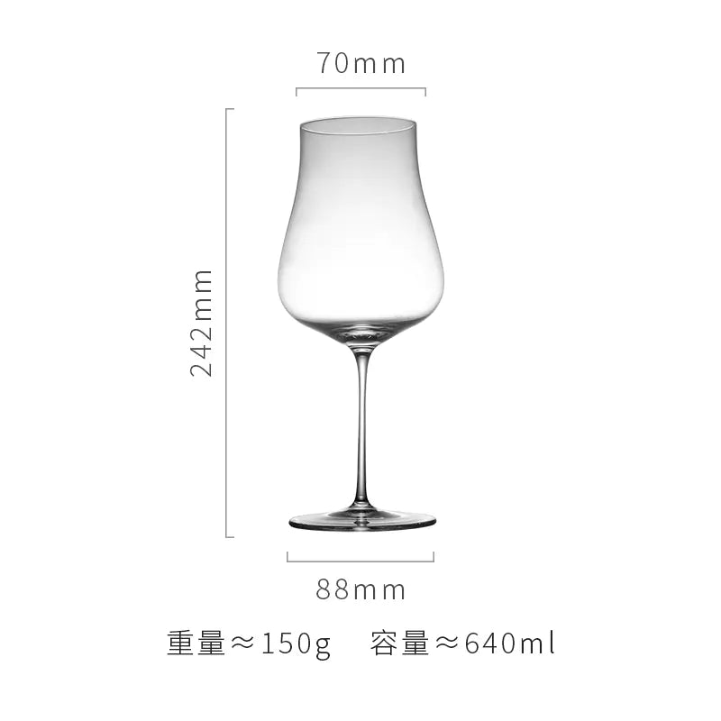 Elegant Crystal Wine Glasses