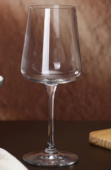 Burgundy Crystal Glass Wine Goblet