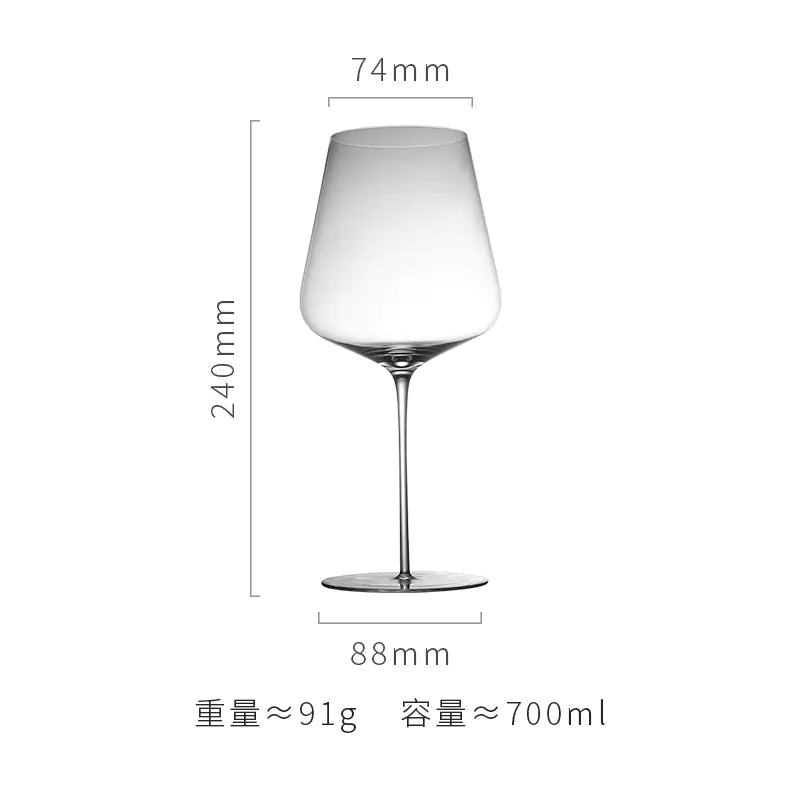 Elegant Crystal Wine Glasses