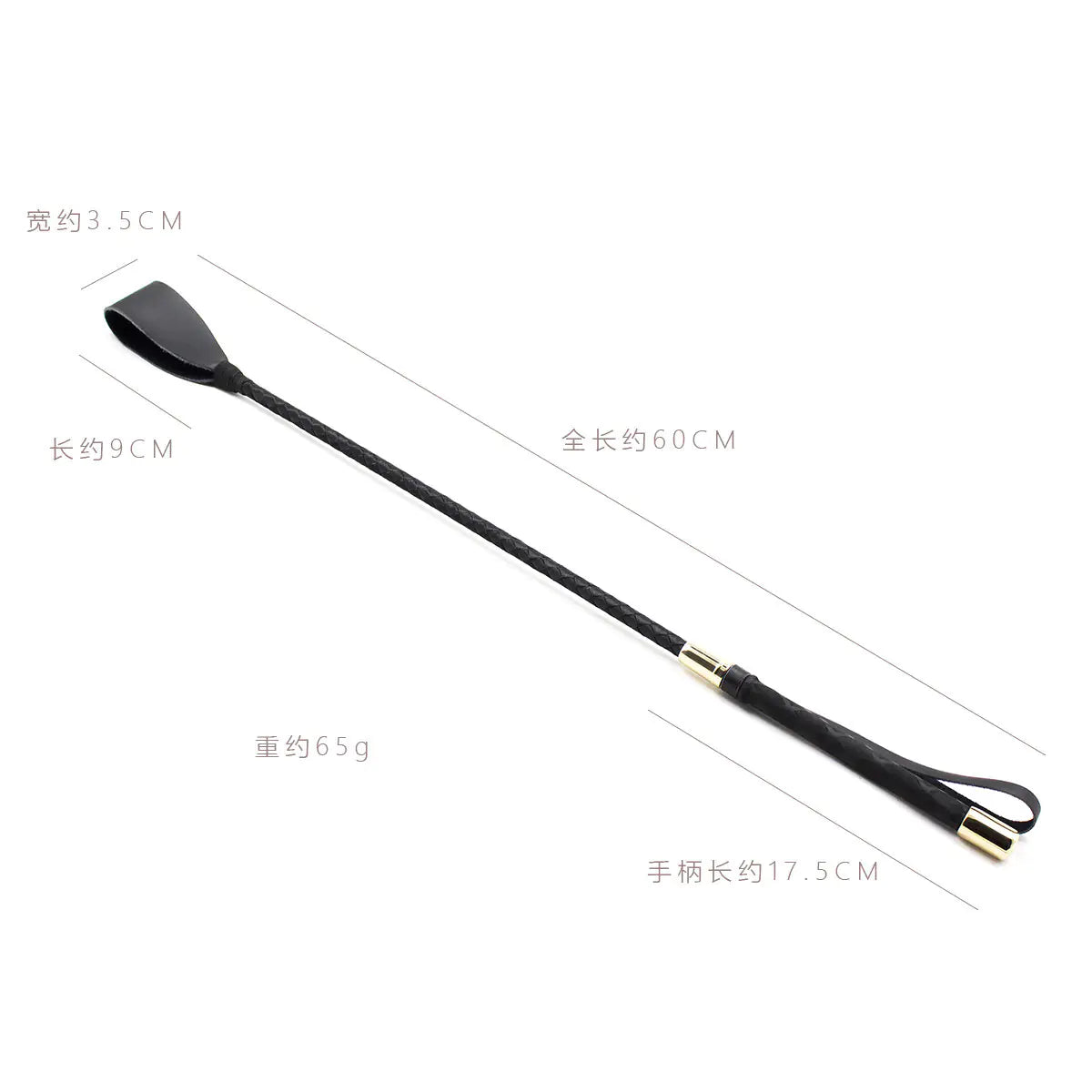 Leather Whip for Role Play and Parties