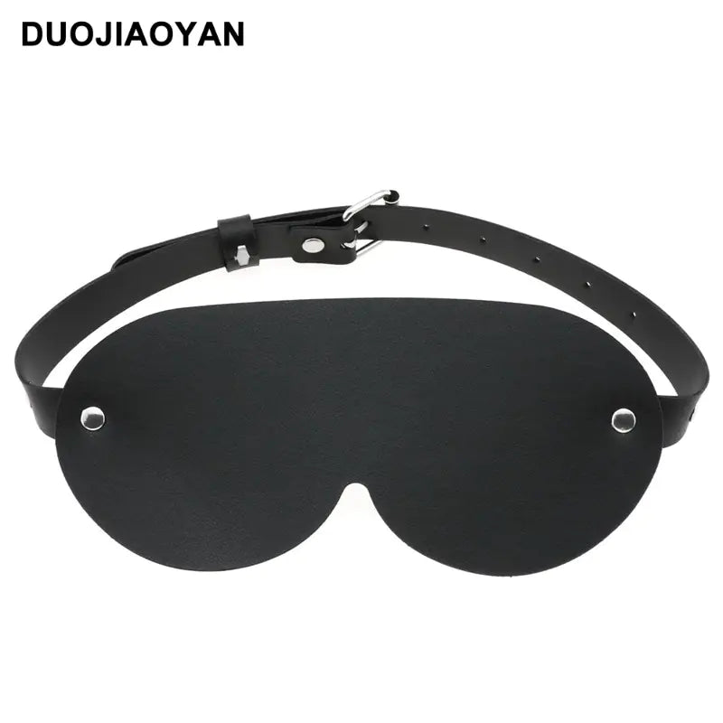 Leather Eye Mask for Cosplay and Role Play Accessories
