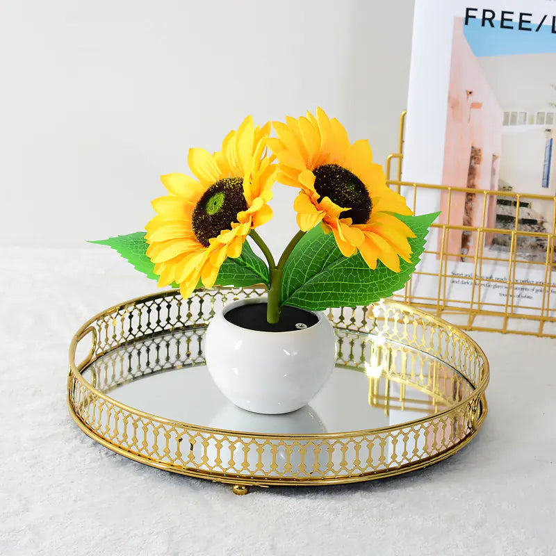 Touch Rechargeable LED Sunflower Night Light Bouquet